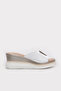 Genuine Leather Women's Wedge Heel Slippers 275Za2026-15