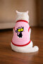 Pink What Cat Printed Cat Tshirt Size L Cat Clothing (100% Combed Cotton)