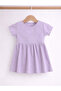 Infant Girls 2-Pack Rib Dresses (Heart Print & Lilac Stripe) - 3