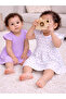 Infant Girls 2-Pack Rib Dresses (Heart Print & Lilac Stripe)