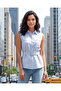Women Blue Belted Causal Dress