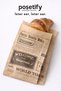 Oily Presentation Paper 25X35Cm |   Retro Coffee & Bread Patterned |   50 Pieces |   Stylish Serving Paper |   Greaseproof Paper - 5