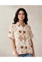 Women Brown Printed Blouse - 3