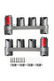 حامل ملحقات جداري متوافق مع Dyson V7 V8 V10 V11 V15 – منظم 10 قطع | Vacuum Wall Mount Organizer - 2