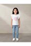 Girls White Printed T-Shirt - 3