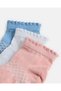 Senior Girls Assorted Ankle Length Socks Set (3 Pairs) - 3