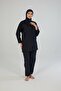 Fully Covered Pants with Zipper Islamic Swimsuit - 3