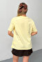 Women's Sea Shell Printed 100% Cotton T-Shirt Yellow - 26Y 26512 - 5