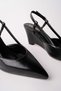 Marbella Pointed Toe Open Back Women's Wedge Heeled Shoes - 4