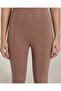 Women Beige Solid Ponte Leggings - 5