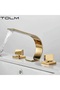 Bathroom Sink Faucet Built-In Gold Dore Şelale Imported with 7 Years Warranty - 5