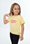 Girl's Printed Crew Neck Short Sleeve T-Shirt - 2