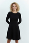 Women's Black Tie-Up Camisole Mini Dress - 2