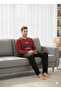 Men's Long Sleeve Pajama Set 2 Thread Raster Winter New Season - 3