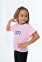 Girl's Printed Crew Neck Short Sleeve T-Shirt - 3