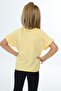 Girl's Printed Crew Neck Short Sleeve T-Shirt - 4
