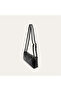 Women's Black Leather Look Cylinder Shoulder Bag - 2