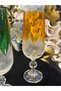 6 Pieces Bohemia Crystal Special Design Cutting Everest Model 180 ml Coffee Cup Wine Glass Water Cup - 5
