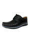 Men's Genuine Leather Ultra Comfortable Stylish Black Casual Dad Shoes - 2