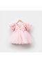 Girls' Special Day Dress with Rose Details, Party Dress - 2
