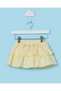 Infant Girls Yellow Schiffli Casual Skirt