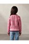 Girls Purple Knit Pullover with Graphic Motif - 3