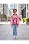 Girls Purple Knit Pullover with Graphic Motif - 6