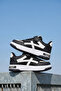 Boys' Sports Shoes with Closed Front, Velcro Laces, Breathable Memory Foam, Flexible Sole Sneaker - 5