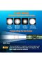 D710 Scuba Diving Light, 3000 Lumens Super Bright Underwater Flashlight with 6 Degrees Nar - 2