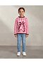 Girls Purple Knit Pullover with Graphic Motif - 5