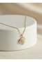 Antique Sun Shaped Zircon Sparkling Necklace