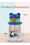 540ml Baby Sipper Bottle, Leakproof BPA-Free with Straw & Carry Rope Blue - 3