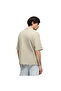 Wardrobe Essentials Boxy Men's Beige Casual Style Polo Neck T-Shirt 63436261 - 2