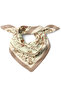 Baroque Framed Horse Pattern Scarf Bandana 50X50 cm