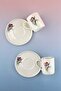 Blue Fairy Two-Person Porcelain Coffee Cup Set - 2