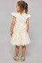 Girl'S Ivory Embroiderd Top And Skirt Set - 6