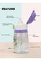 540ml Baby Sipper Bottle, Leakproof BPA-Free with Straw & Carry Rope Purple - 5