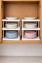 3-Layer White Plastic Cabinet Organizer (Set of 2) - 4