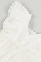 Embroidered Fit & Flare Dress With Crew Neck And Flutter Sleeves - 4