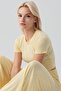 Short Sleeve Crop Wide Leg Stretchy Viscose Pajama Set - 6