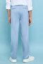 Boy'S Blue Solid Pants With Button Closure - 5
