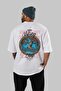 Yggdrasil Back Printed White Oversize T-Shirt Men Women Cotton Crew Neck Tshirt - 4