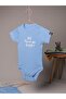 Ice Blue Printed 3-6 Months Baby Bodysuit – Zıbın “I'M from He Rizeliyim Ne Oldi?” (1 Piece) - 4