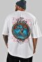 Yggdrasil Back Printed White Oversize T-Shirt Men Women Cotton Crew Neck Tshirt - 5