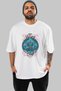 Thrym Front Printed White Oversize T-Shirt Men Women Cotton Crew Neck T-Shirt - 2