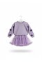 Girls' Combed Cotton Pompom Tutu Skirt Set, Holiday-Style - 2