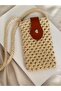 Covered Phone Bag |   Knitted Glitter Phone Bag |   Handmade Phone Case