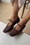 Women's Ballerinas Bitter Brown - 4