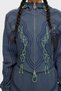 Stitched Detailed Cotton Relaxed Fit Hooded Zipper Sweatshirt Sweat Lb25Fwturfuzh - 5