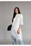 White Asymmetrical Lace Blouse - 0771 - 2